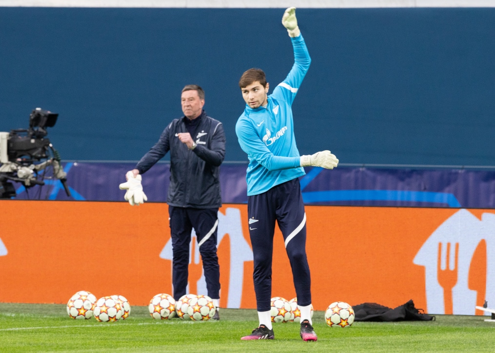 Тренировка «Зенита» перед матчем с «Челси»