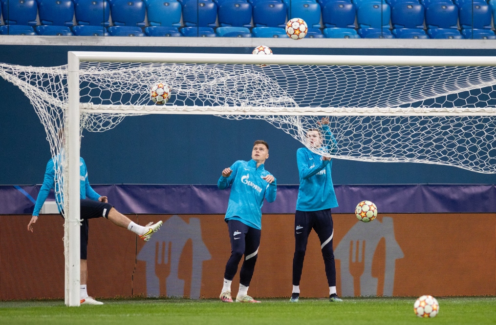 Тренировка «Зенита» перед матчем с «Челси»