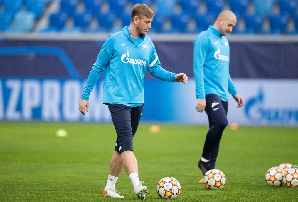 Тренировка «Зенита» перед матчем с «Челси»