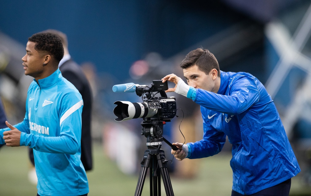 Тренировка «Зенита» перед матчем с «Челси»