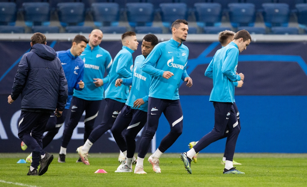 Тренировка «Зенита» перед матчем с «Челси»