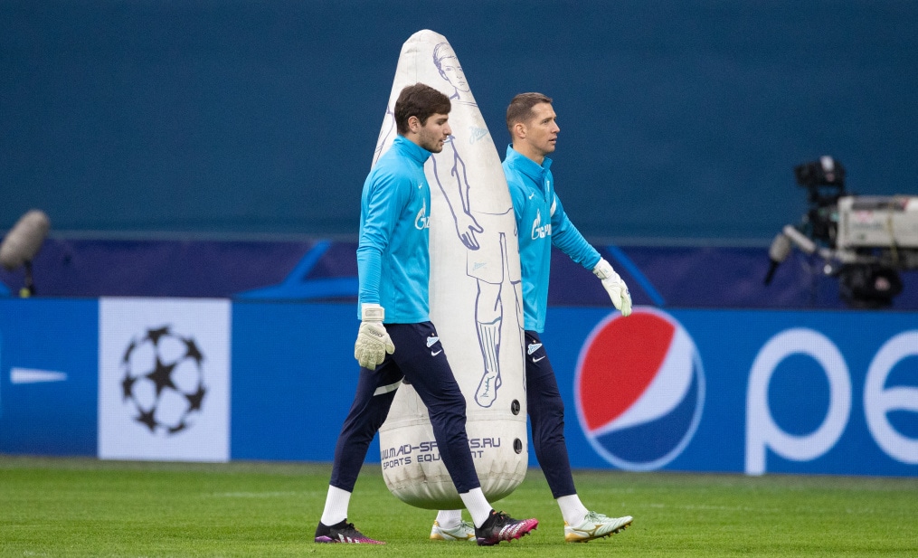 Тренировка «Зенита» перед матчем с «Челси»