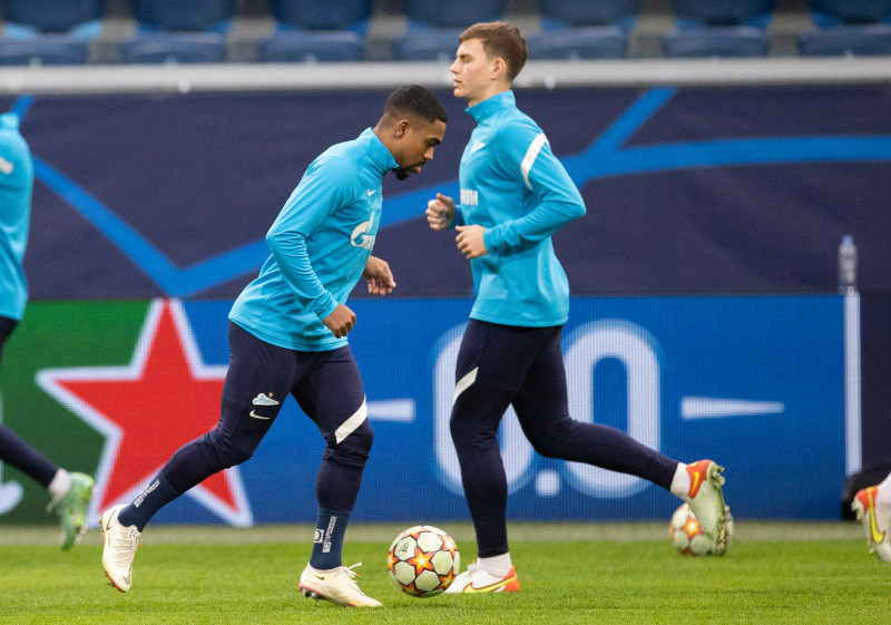 Тренировка «Зенита» перед матчем с «Челси»