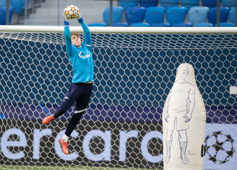 Тренировка «Зенита» перед матчем с «Челси»