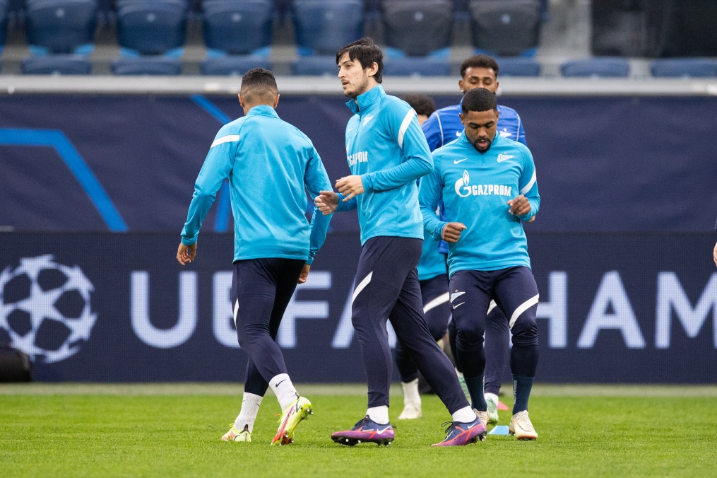 Тренировка «Зенита» перед матчем с «Челси»