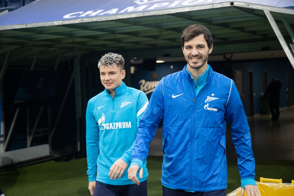 Тренировка «Зенита» перед матчем с «Челси»