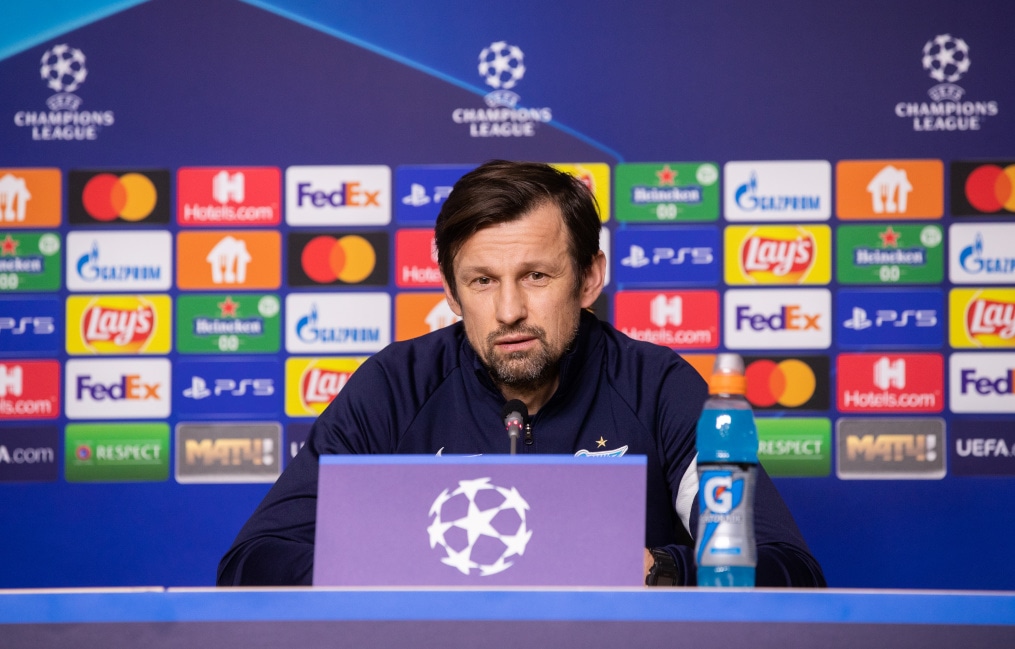 Пресс-конференция «Зенита» перед матчем с «Челси»