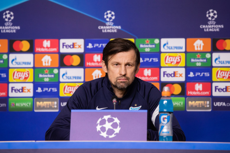 Пресс-конференция «Зенита» перед матчем с «Челси»