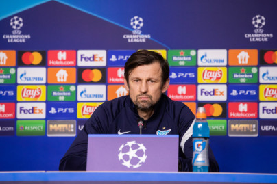 Пресс-конференция «Зенита» перед матчем с «Челси»