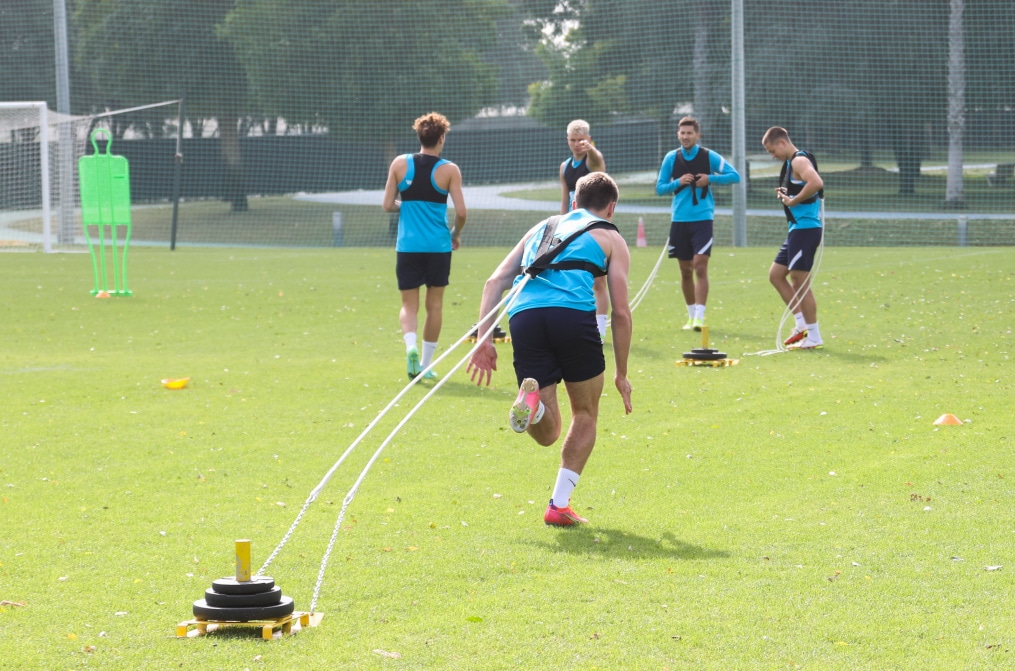 «Газпром»-тренировочные сборы в Дубае: 21 января, утренняя тренировка