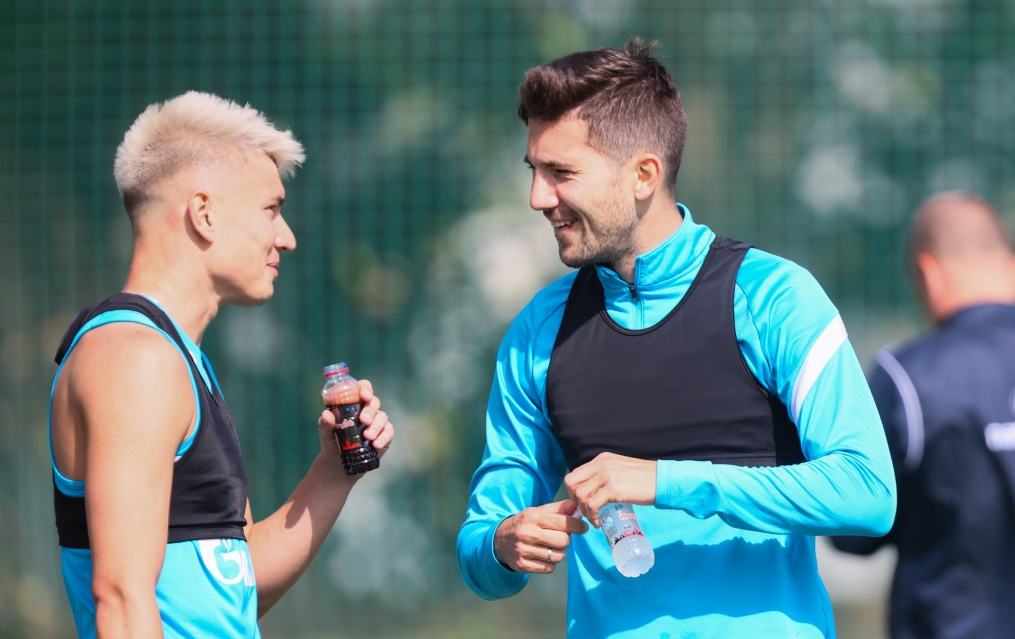 «Газпром»-тренировочные сборы в Дубае: 21 января, утренняя тренировка