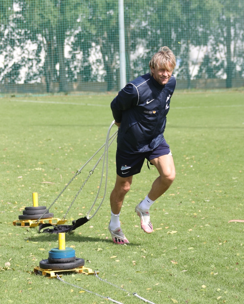 «Газпром»-тренировочные сборы в Дубае: 21 января, утренняя тренировка
