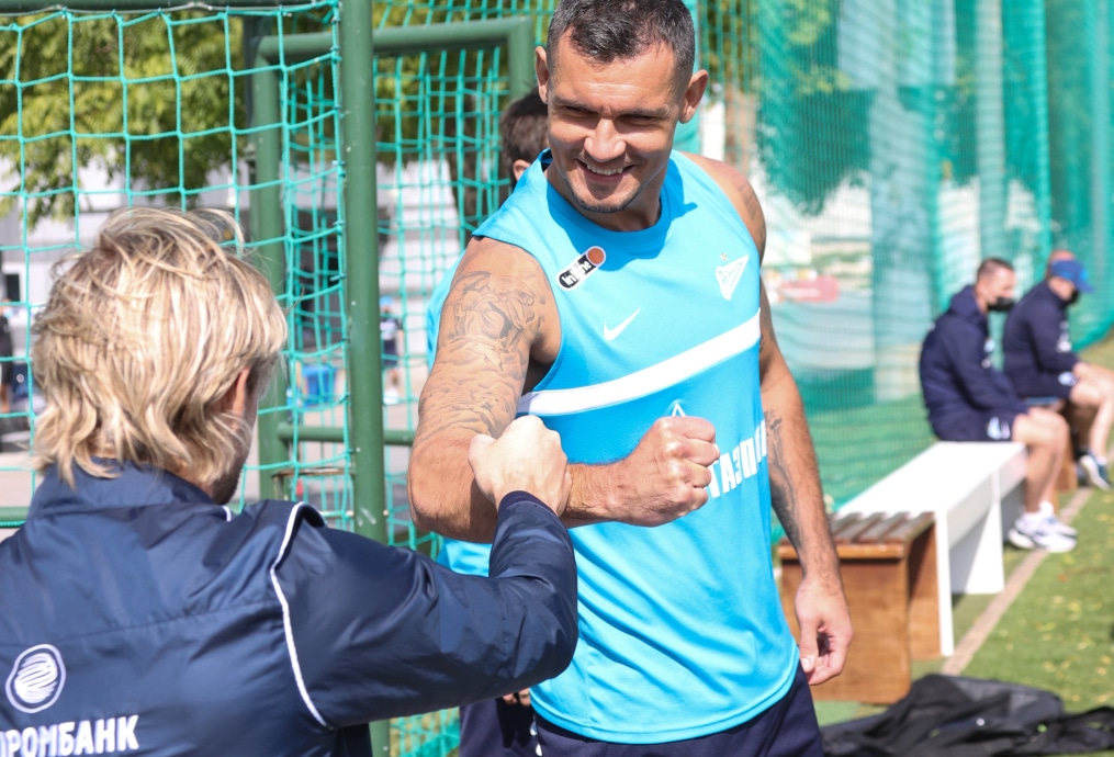 «Газпром»-тренировочные сборы в Дубае: 21 января, утренняя тренировка