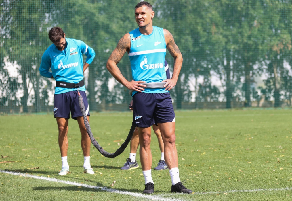 «Газпром»-тренировочные сборы в Дубае: 21 января, утренняя тренировка