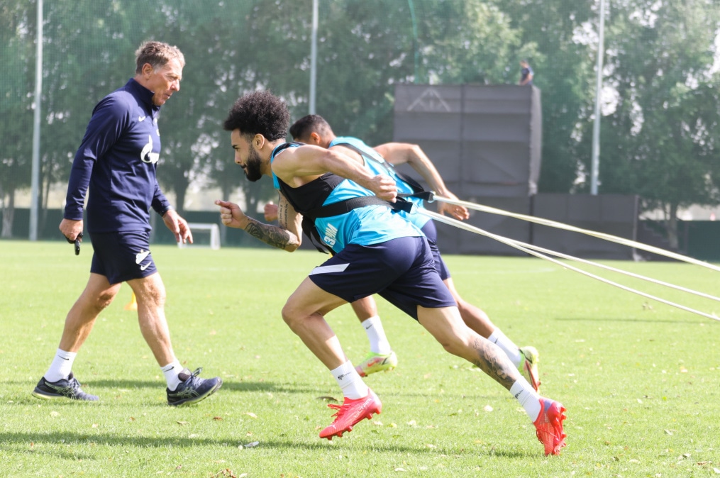 «Газпром»-тренировочные сборы в Дубае: 21 января, утренняя тренировка