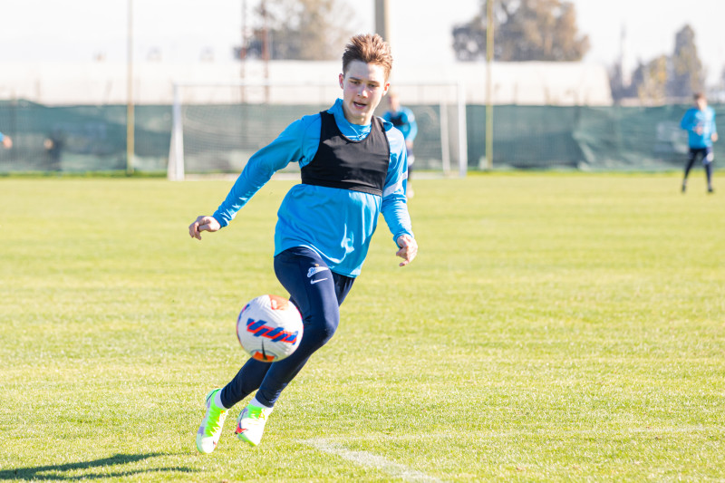 Сборы «Зенита»-м в Турции: 17 января, утренняя тренировка