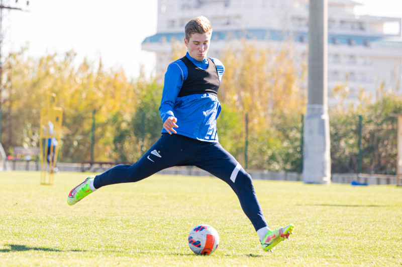 Сборы «Зенита»-м в Турции: 17 января, утренняя тренировка