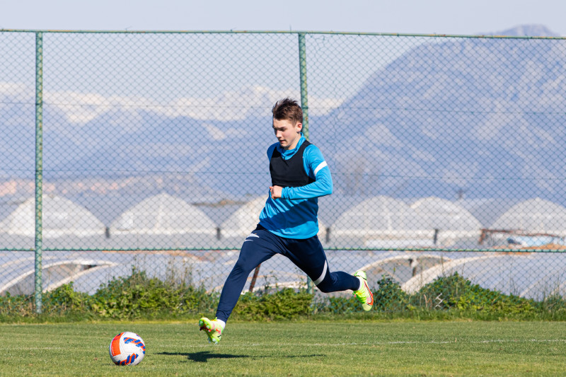 Сборы «Зенита»-м в Турции: 17 января, утренняя тренировка