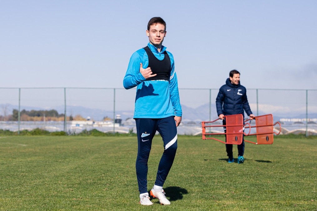 Сборы «Зенита»-м в Турции: 17 января, утренняя тренировка