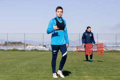 Сборы «Зенита»-м в Турции: 17 января, утренняя тренировка