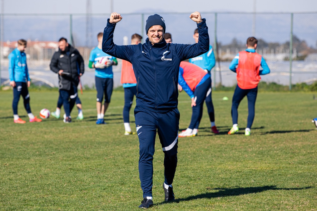 Сборы «Зенита»-м в Турции: 17 января, утренняя тренировка