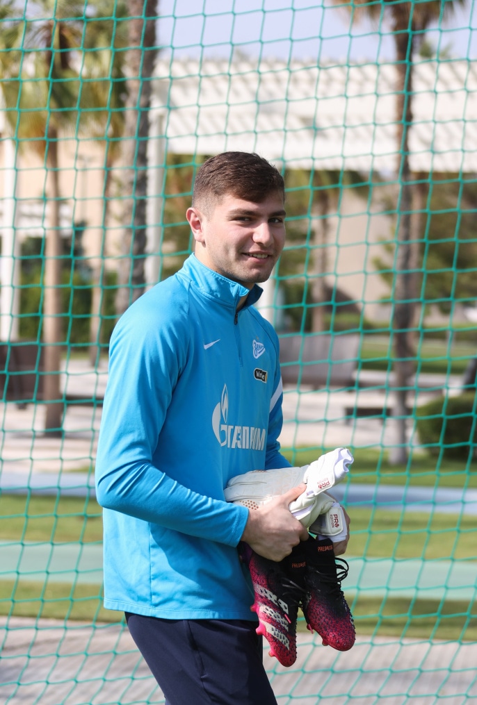 «Газпром»-тренировочные сборы в Дубае: 17 января, утренняя тренировка