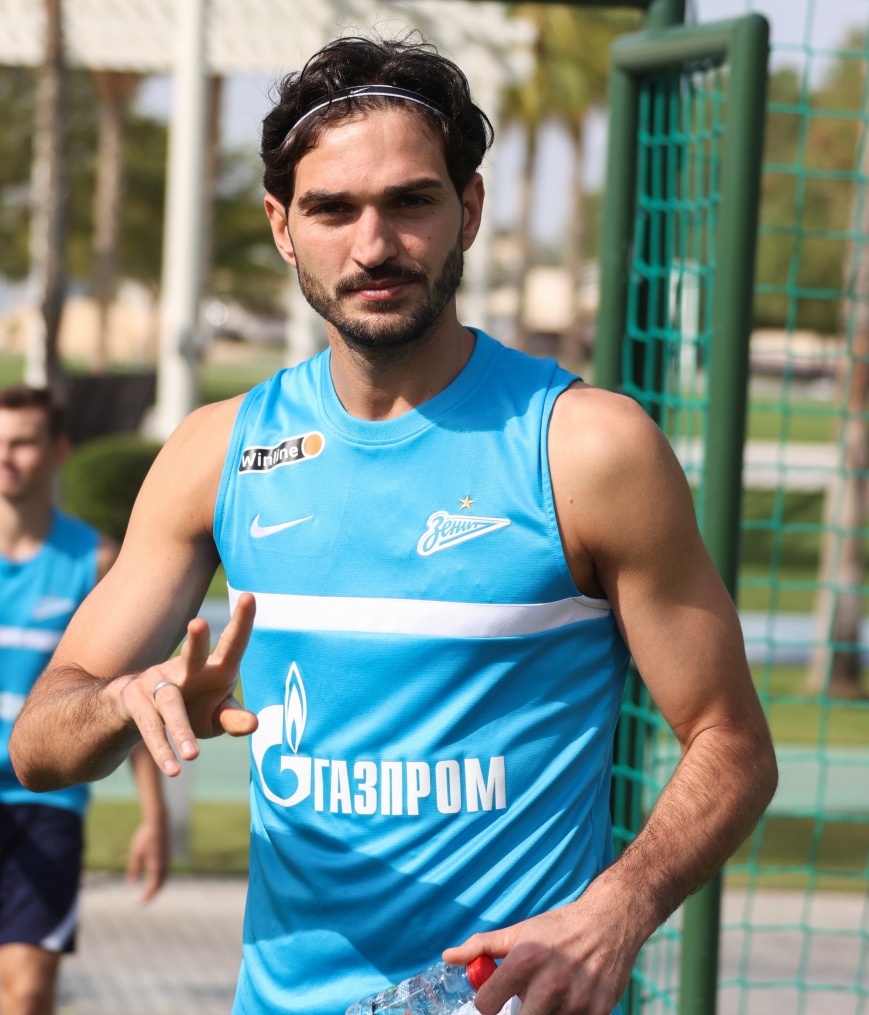 «Газпром»-тренировочные сборы в Дубае: 17 января, утренняя тренировка