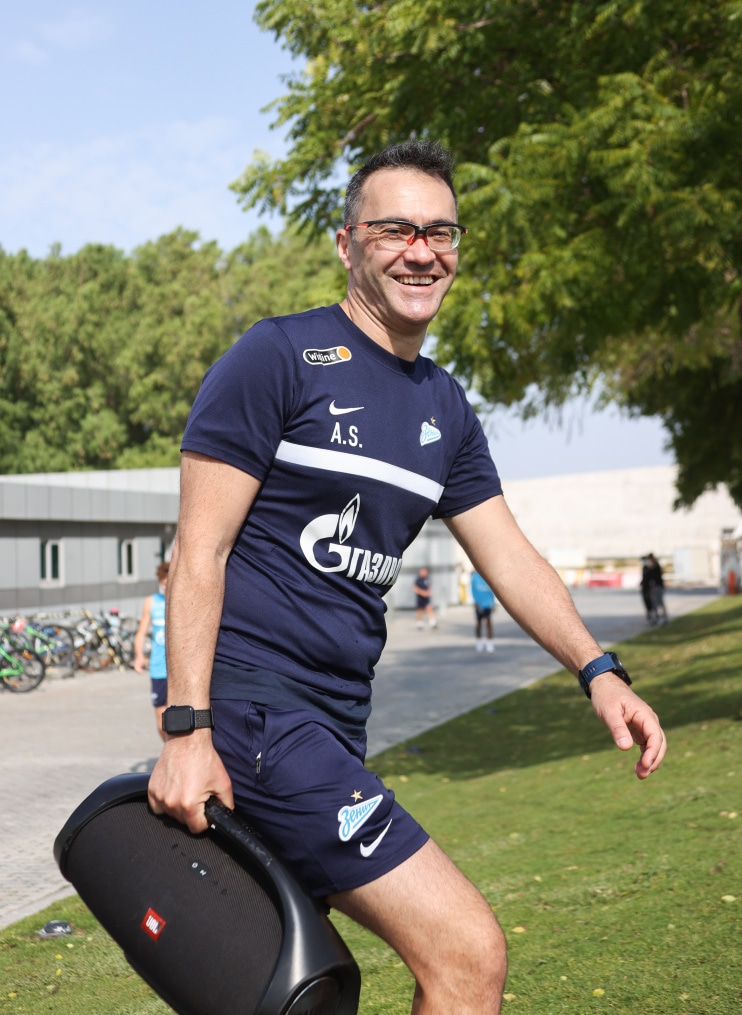 «Газпром»-тренировочные сборы в Дубае: 17 января, утренняя тренировка