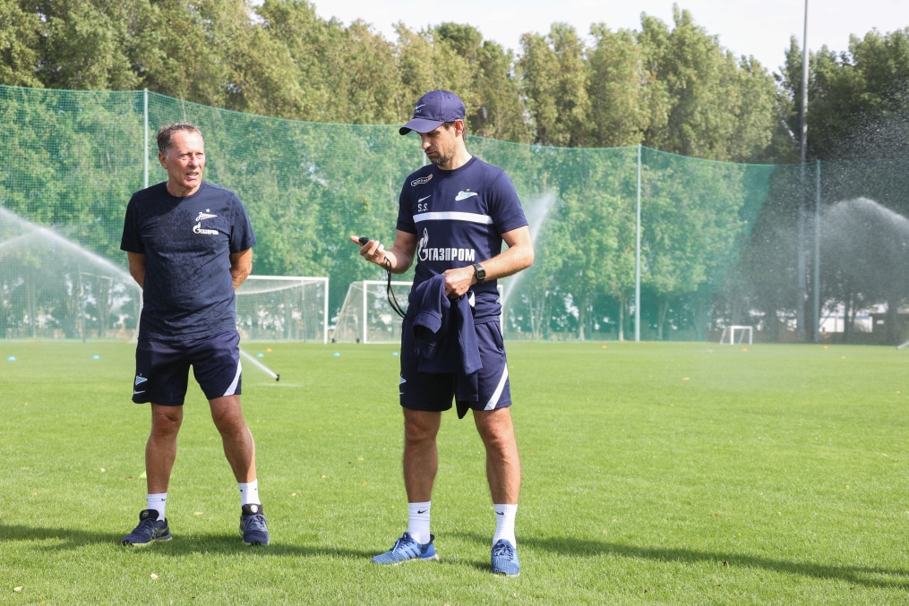 «Газпром»-тренировочные сборы в Дубае: 17 января, утренняя тренировка