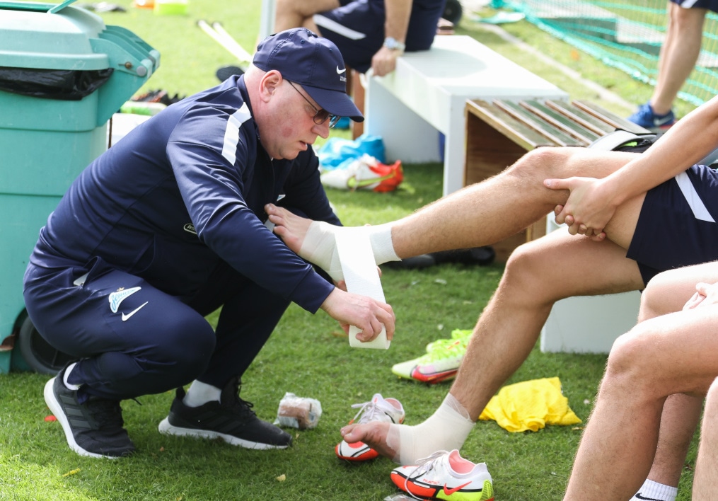 «Газпром»-тренировочные сборы в Дубае: 17 января, утренняя тренировка