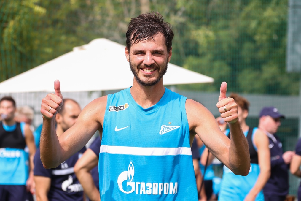 «Газпром»-тренировочные сборы в Дубае: 17 января, утренняя тренировка