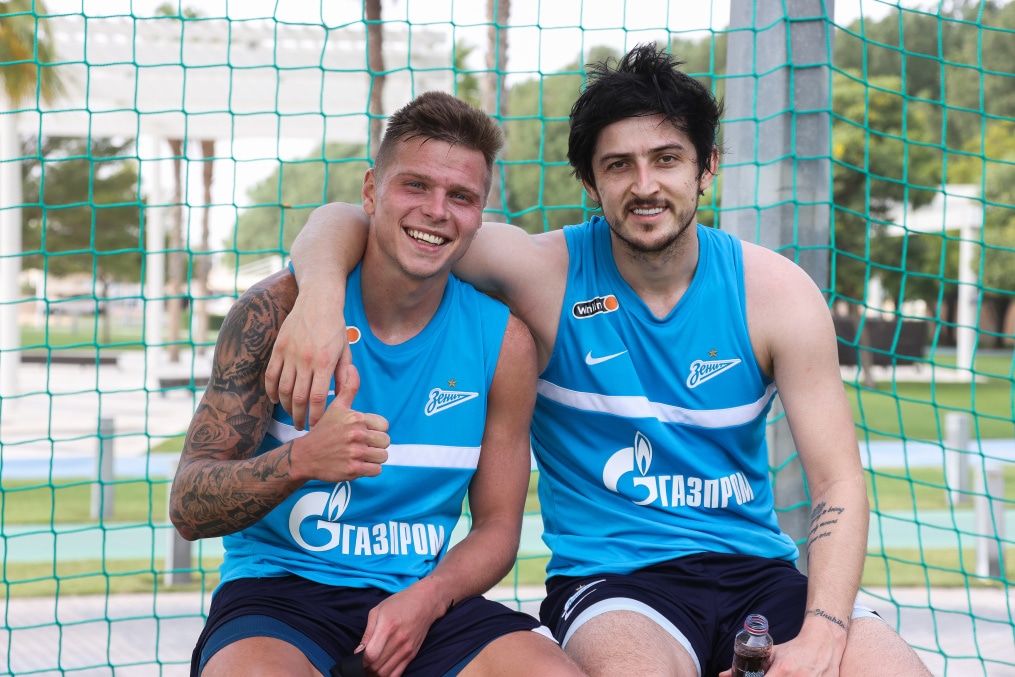 «Газпром»-тренировочные сборы в Дубае: 17 января, утренняя тренировка