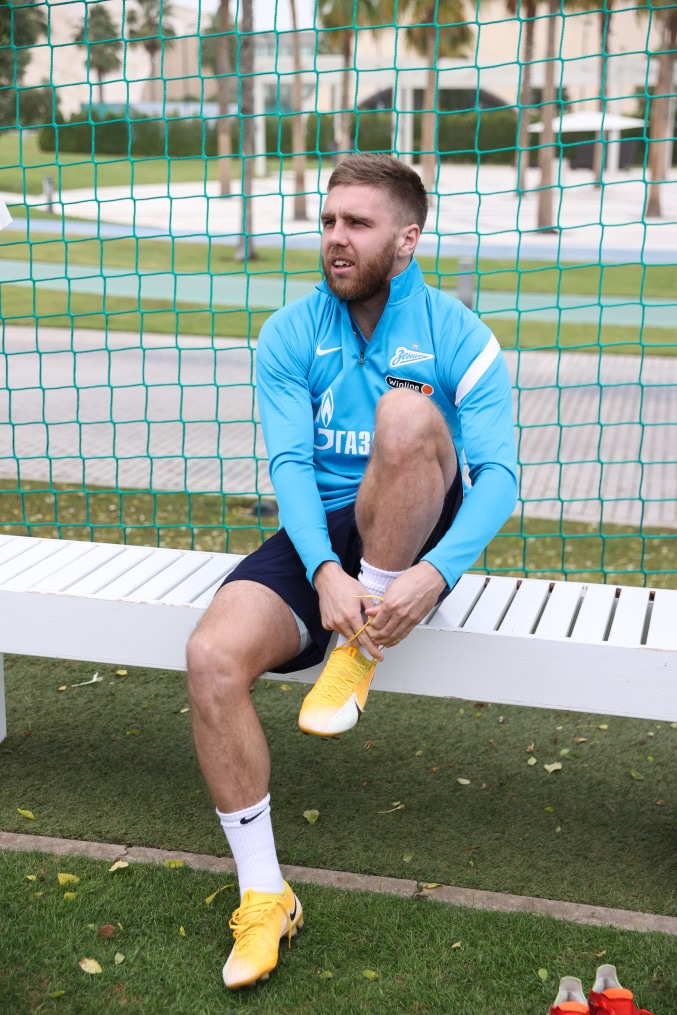 «Газпром»-тренировочные сборы в Дубае: 15 января, утренняя тренировка