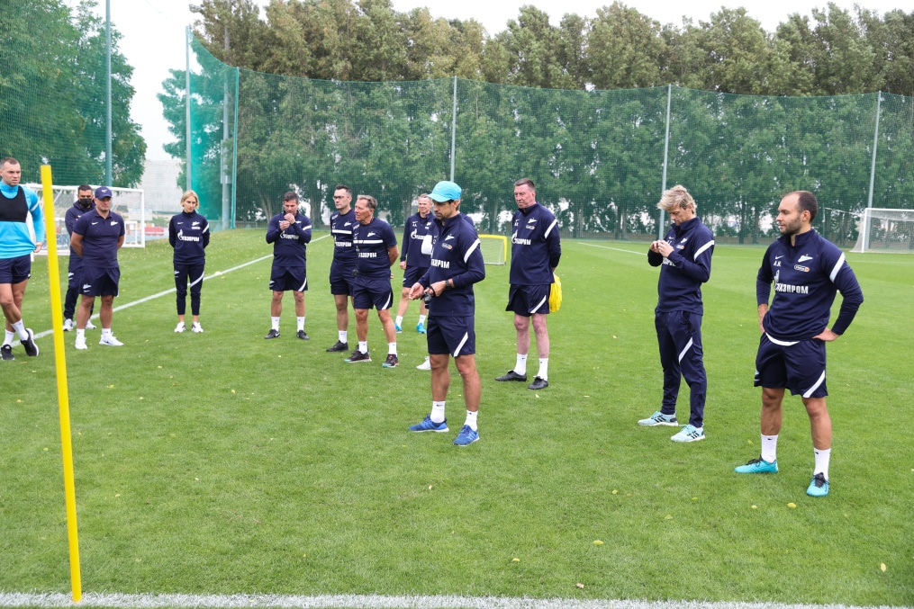 «Газпром»-тренировочные сборы в Дубае: 15 января, утренняя тренировка