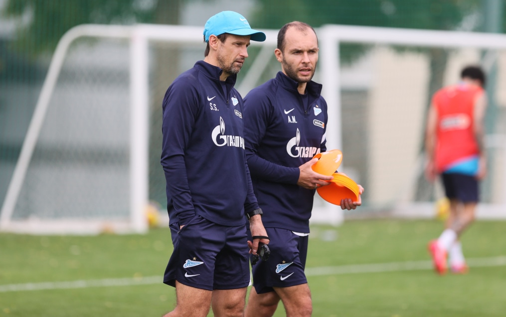 «Газпром»-тренировочные сборы в Дубае: 15 января, утренняя тренировка