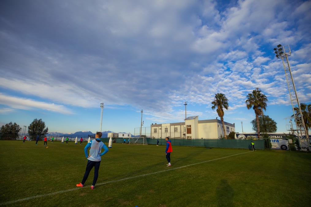 Сборы «Зенита»-м в Турции: 26 января, вечерняя тренировка