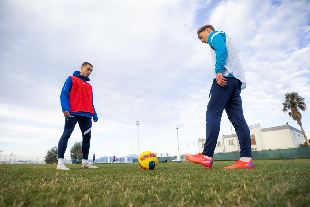 Сборы «Зенита»-м в Турции: 26 января, вечерняя тренировка