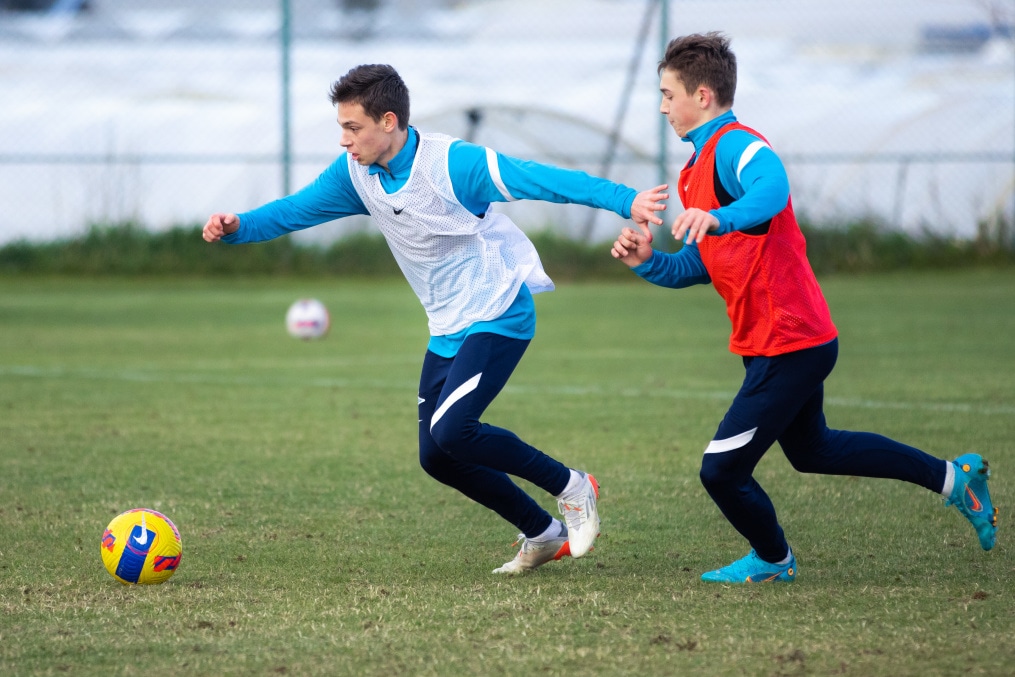 Сборы «Зенита»-м в Турции: 26 января, вечерняя тренировка