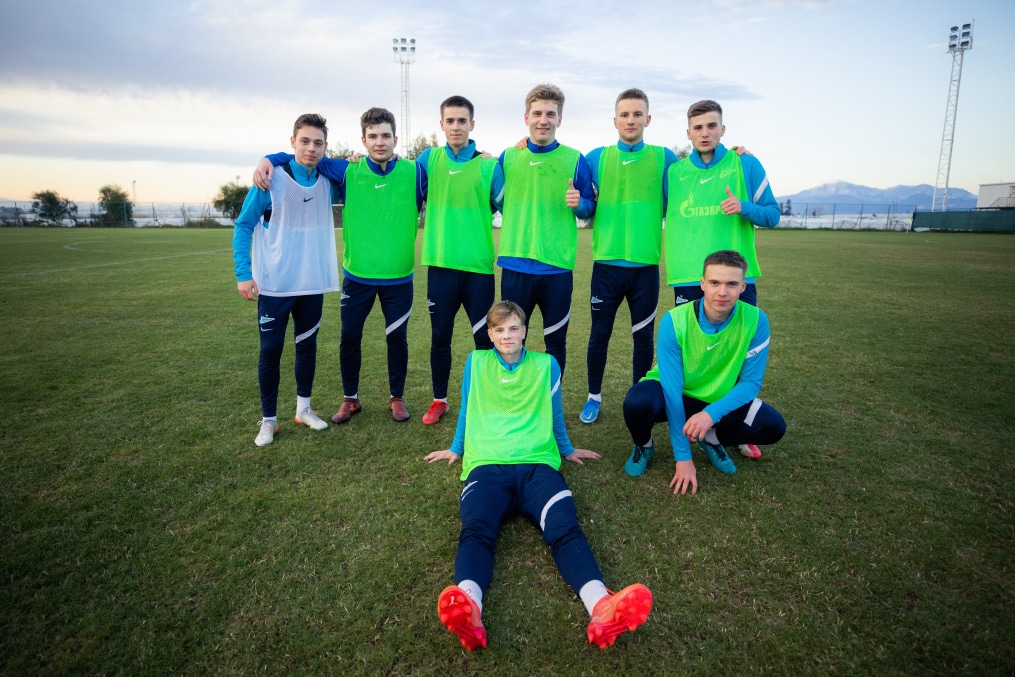 Сборы «Зенита»-м в Турции: 26 января, вечерняя тренировка