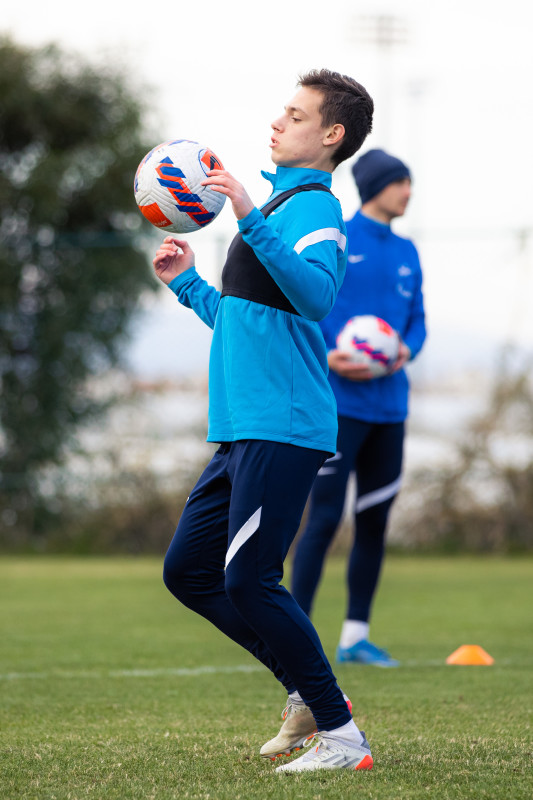 Сборы «Зенита»-м в Турции: 26 января, вечерняя тренировка