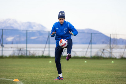 Сборы «Зенита»-м в Турции: 26 января, вечерняя тренировка