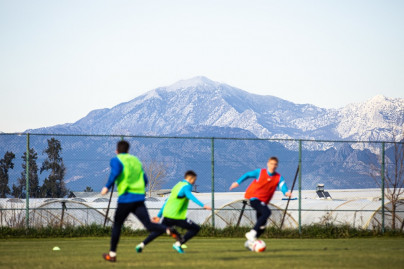 Сборы «Зенита»-м в Турции: 26 января, вечерняя тренировка