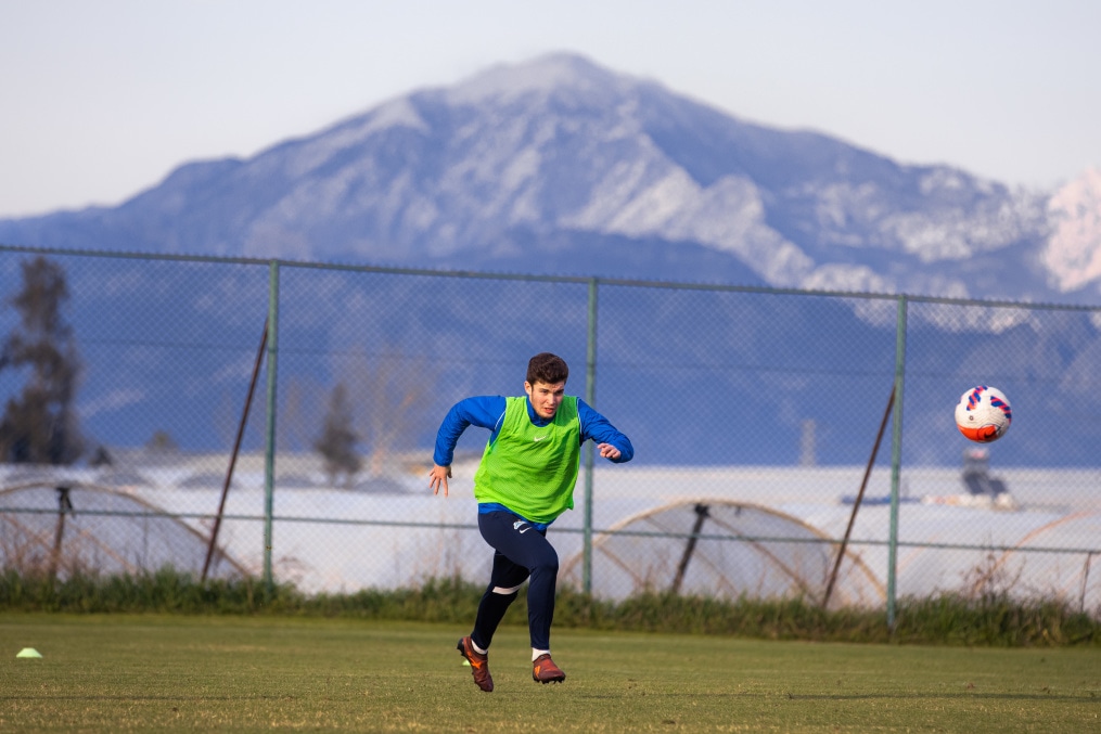 Сборы «Зенита»-м в Турции: 26 января, вечерняя тренировка
