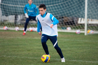 Сборы «Зенита»-м в Турции: 26 января, вечерняя тренировка