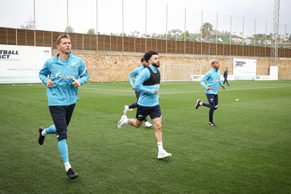 «Газпром» — тренировочные сборы в Испании: 20 февраля, утренняя тренировка