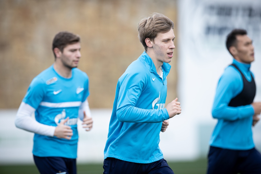 «Газпром» — тренировочные сборы в Испании: 20 февраля, утренняя тренировка