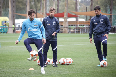 «Газпром» — тренировочные сборы в Испании: 20 февраля, утренняя тренировка