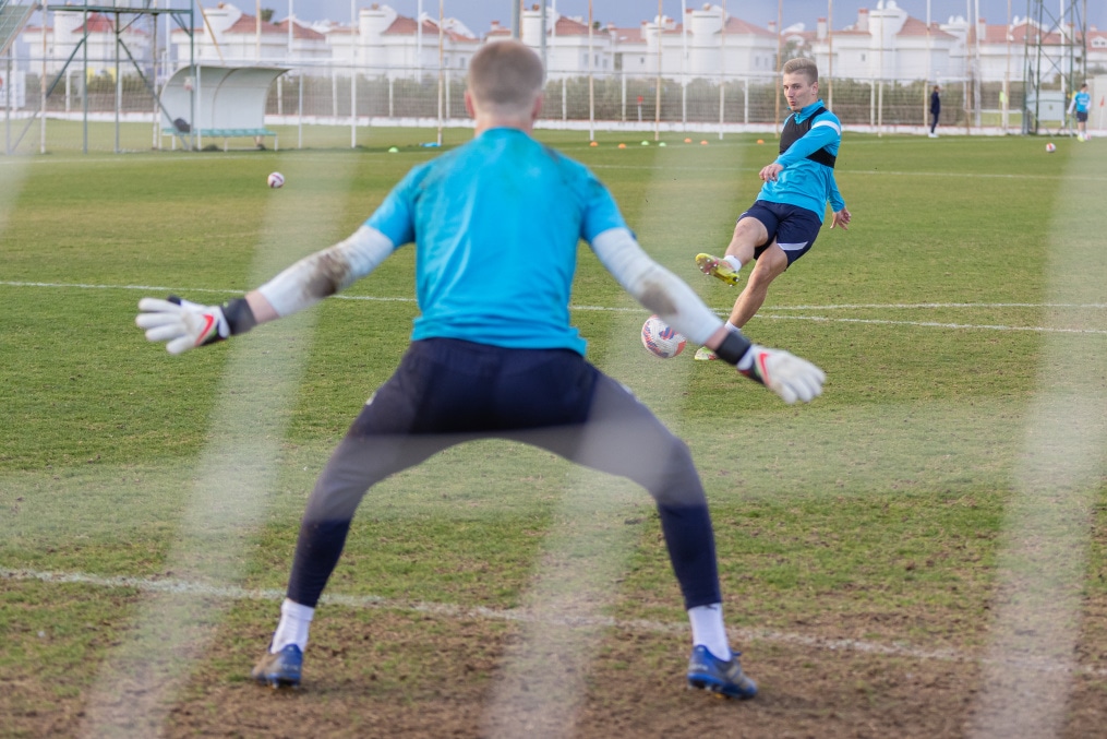 «Газпром»-тренировочные сборы «Зенита»-м в Турции: 22 февраля, вечерняя тренировка.