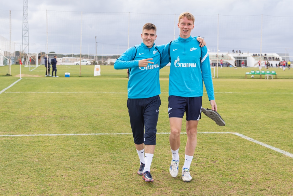 «Газпром»-тренировочные сборы «Зенита»-м в Турции: 22 февраля, вечерняя тренировка.