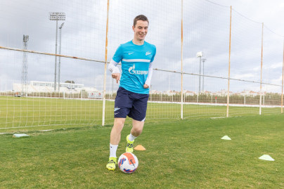 «Газпром»-тренировочные сборы «Зенита»-м в Турции: 22 февраля, вечерняя тренировка.